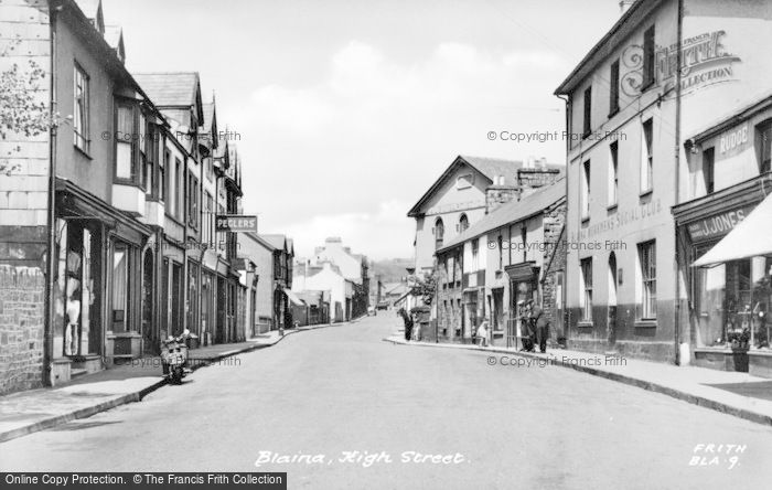 Photo of Blaina, High Street c.1955