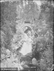 Lower Falls Of Bruar c.1890, Blair Atholl