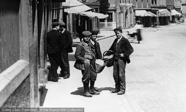 Photo of Blairgowrie, Boys In The High Street c.1900