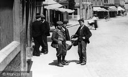 Boys In The High Street c.1900, Blairgowrie