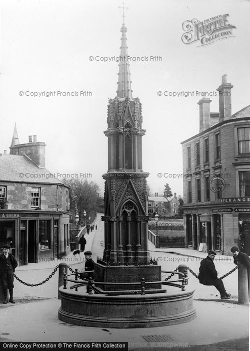 Photo of Blairgowrie, Mac Pherson Memorial Fountain c.1900