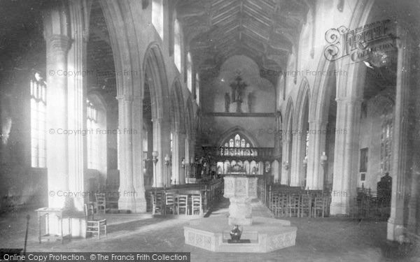 Photo of Blakeney, St Nicholas Church Interior c.1930