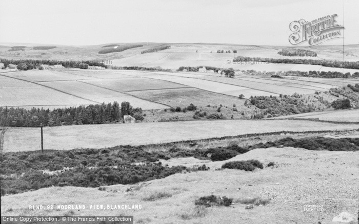 Photo of Blanchland, Moorland View c.1960