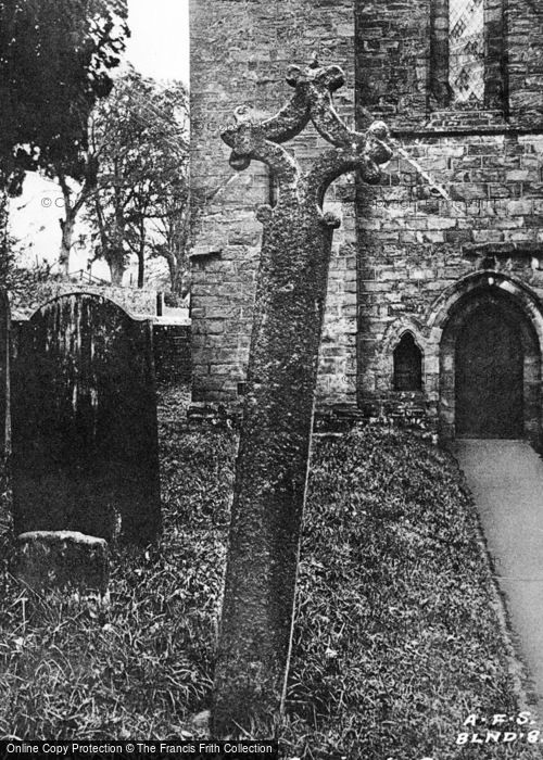 Photo of Blanchland, The Ancient Cross c.1935