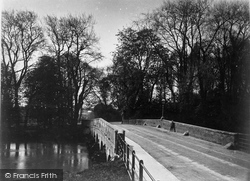 Bridge Over The River Stour c.1900, Blandford Forum