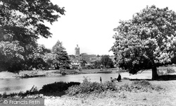 From Across The River Stour c.1955, Blandford Forum