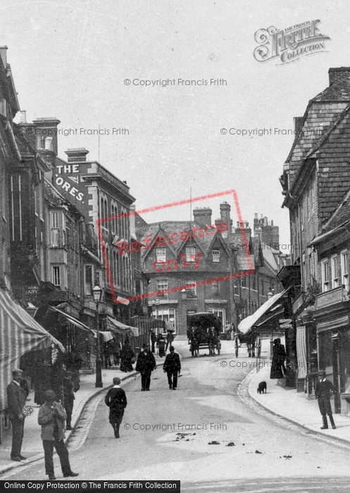 Photo of Blandford Forum, Salisbury Street c.1900
