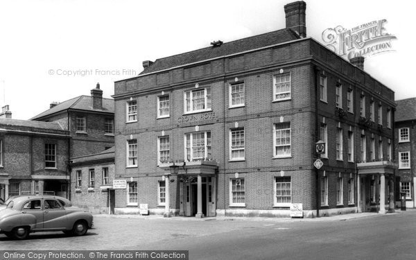 Photo of Blandford Forum, the Crown Hotel c1955