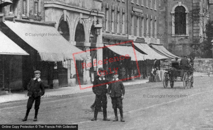 Photo of Blandford Forum, The Market Place c.1900