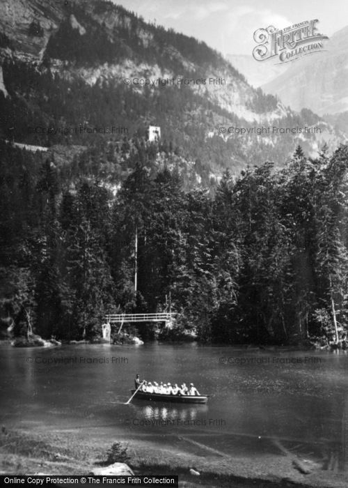 Photo of Blausee, And The Felsenburg Ruin c.1930