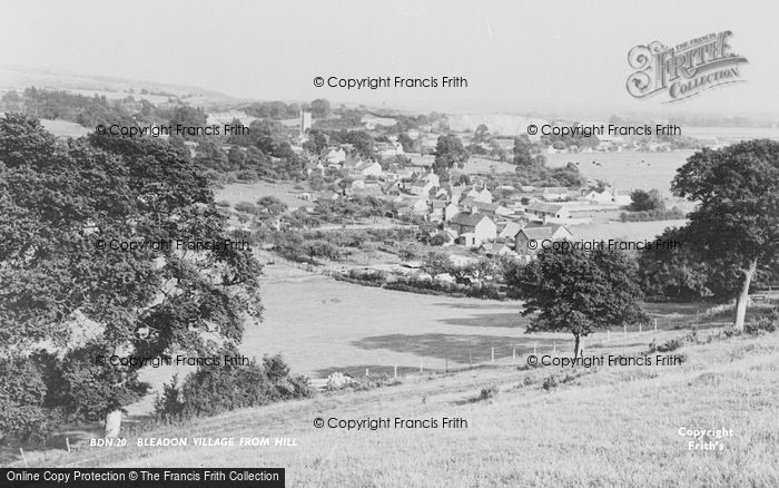 Photo of Bleadon, Village From Hill c.1960