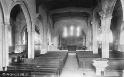 Church Interior 1906, Bletchingley