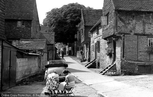 Photo of Bletchingley, Church Lane c.1955
