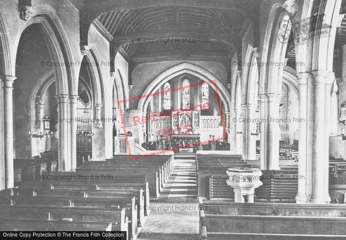 Photo of Bletchingley, Church, Nave East 1886