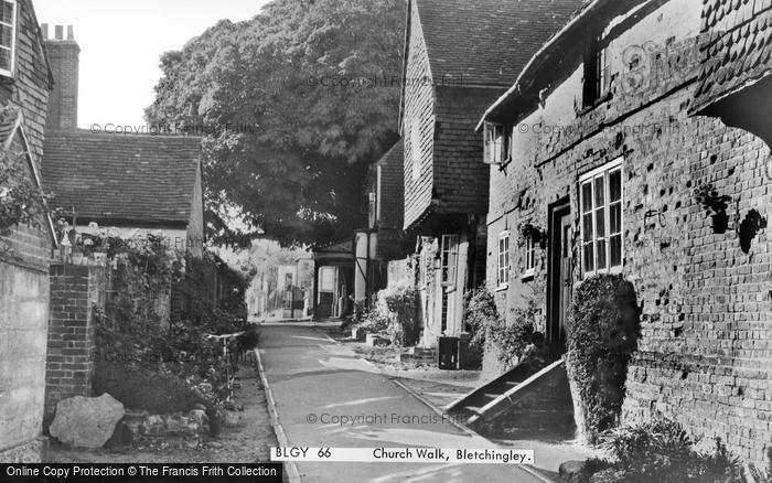 Photo of Bletchingley, Church Walk c.1960