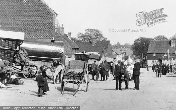 Photo of Bletchingley, on Fair Day 1907