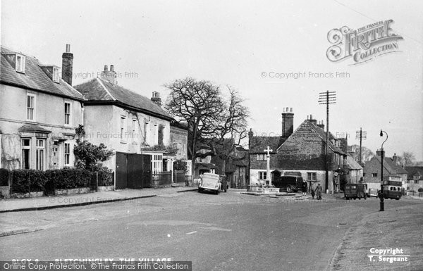 Photo of Bletchingley, The Village c.1955