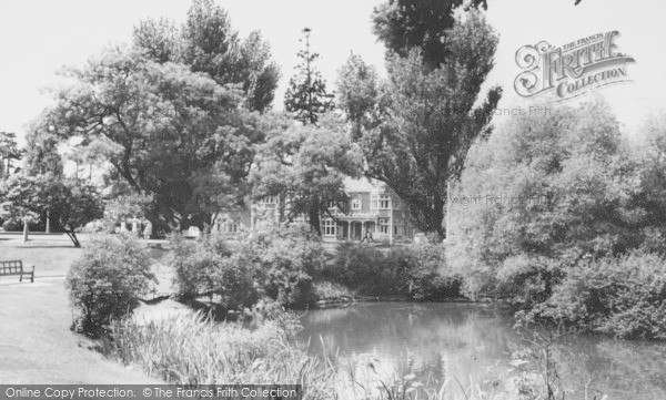 Photo of Bletchley, Bletchley Park, The Lake c.1960