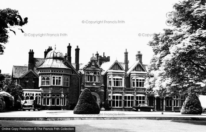 Photo of Bletchley, Bletchley Park, The Mansion c.1955