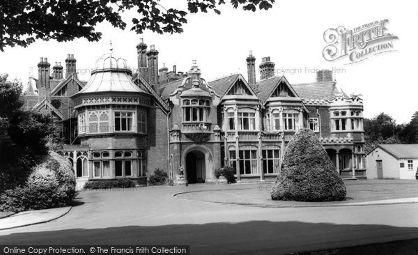 Photo of Bletchley, Bletchley Park, The Mansion c.1960