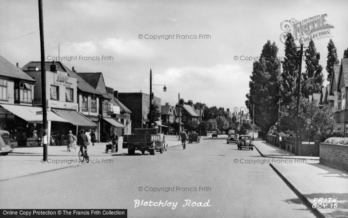 Photo of Bletchley, Bletchley Road c.1950
