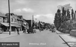 Bletchley Road c.1950, Bletchley