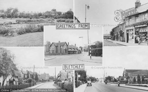 Photo of Bletchley, Composite c.1955