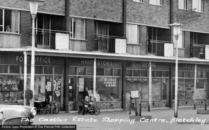 Photo of Bletchley, The Castles Estate Shopping Centre c.1960