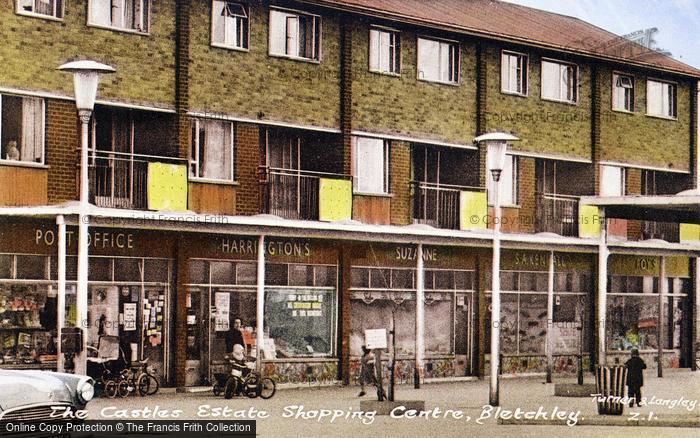 Photo of Bletchley, The Castles Estate Shopping Centre c.1960