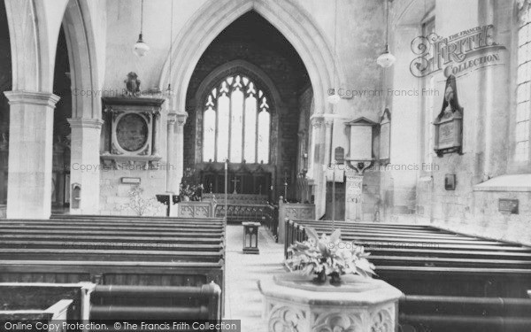 Photo of Blockley, St Peter And St Paul's Church Interior c.1955