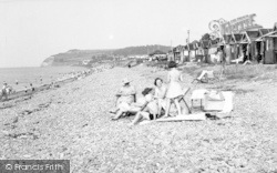 The Beach Huts c.1955, Blue Anchor
