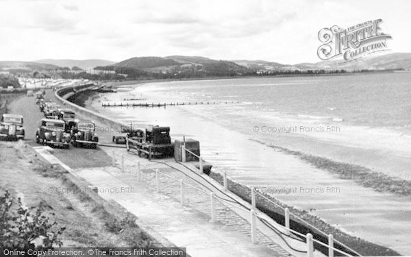 Photo of Blue Anchor, The Promenade And Beach c.1955
