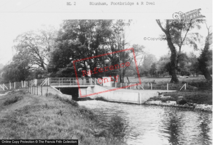 Photo of Blunham, Footbridge And River Ivel c.1965