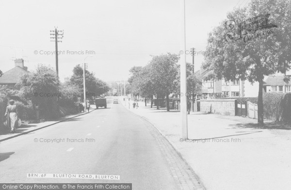 Photo of Blurton, Blurton Road c.1960