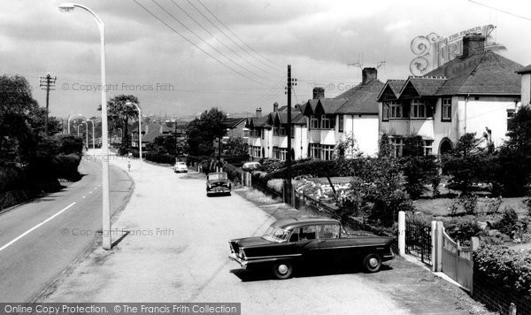 Photo of Blurton, Church Road c.1960