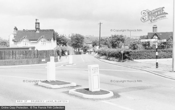 Photo of Blurton, Drubbery Lane c.1960