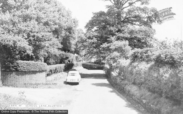 Photo of Blurton, School Lane c.1960