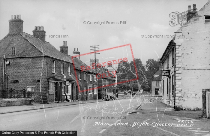 Photo of Blyth, Main Road c.1955
