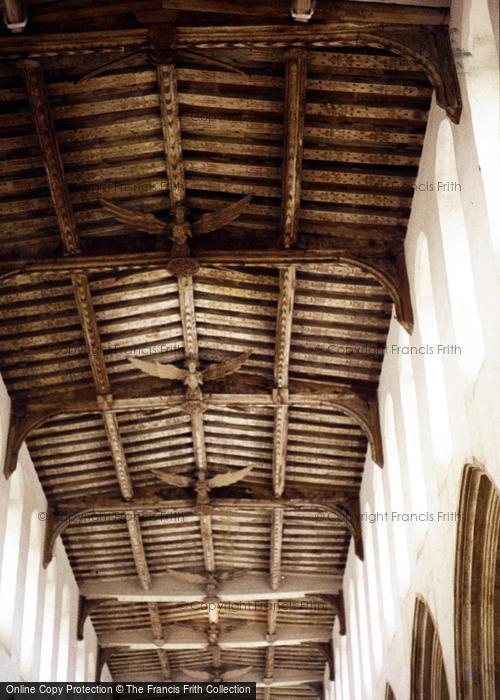 Photo of Blythburgh, St Edmund's Church Ceiling 1985
