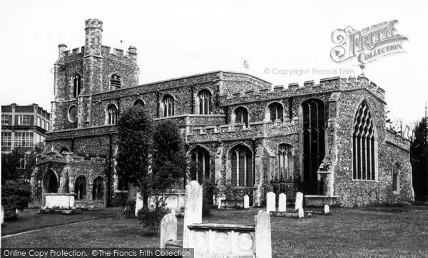 Photo of Bocking, Church Of St Mary The Virgin c.1955