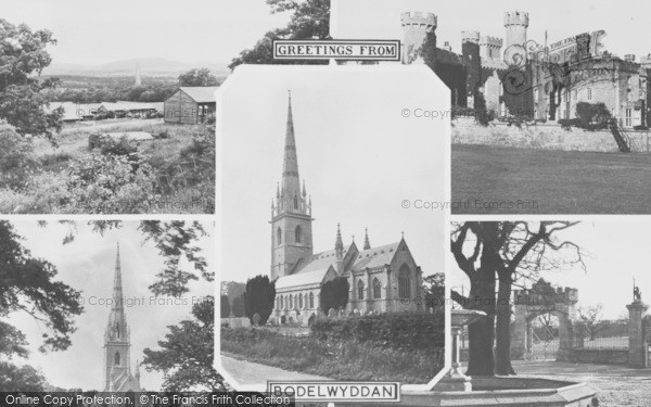 Photo of Bodelwyddan, Composite c.1960