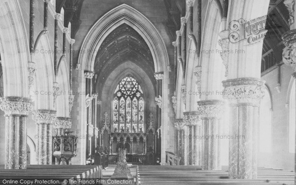 Photo of Bodelwyddan, Marble Church Interior 1890