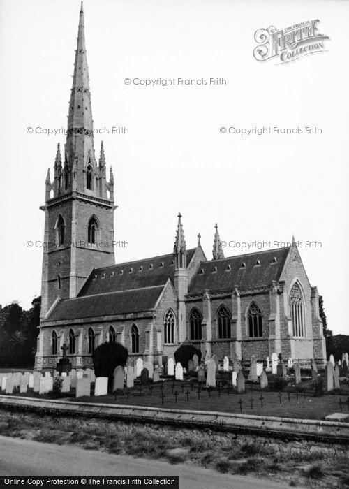 Photo of Bodelwyddan, The Marble Church c.1960