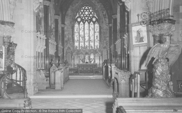 Photo of Bodelwyddan, The Marble Church, The Chancel And East Window c.1955