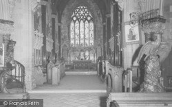 The Marble Church, The Chancel And East Window c.1955, Bodelwyddan