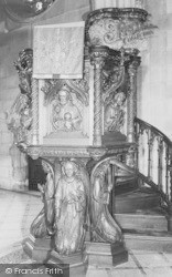 The Marble Church, The Pulpit c.1960, Bodelwyddan