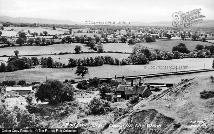 Photo of Bodfari, View Towards The Waen c.1955