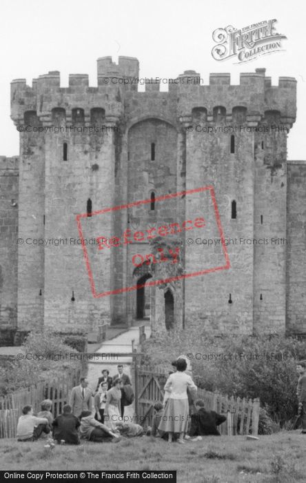 Photo of Bodiam, Gathering In Front Of The Castle c.1960