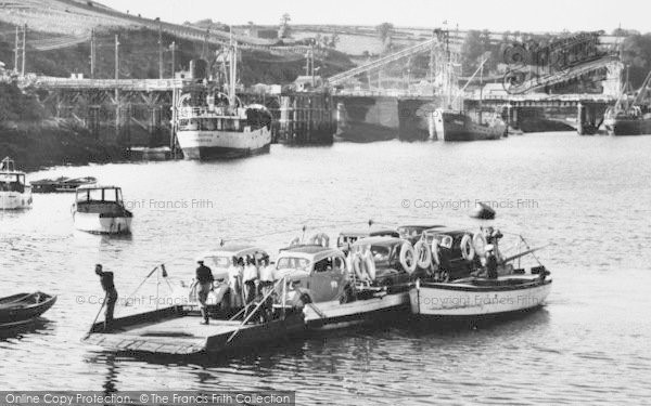Photo of Bodinnick, People And Cars On The Ferry c.1960
