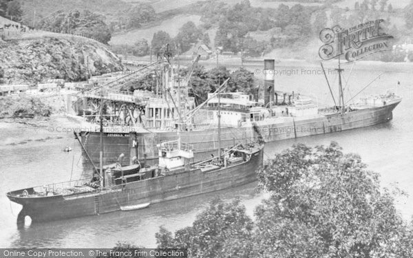 Photo of Bodinnick, Ship In The Dock 1914